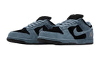 Supreme Sneaker in camoscio Blu Marina/Nero/Argento