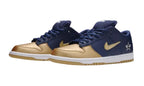 Supreme Sneaker Camoscio Blu/Oro