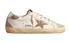 Golden Goose Super-Star White Ice Gray Gold Glitter (donna)