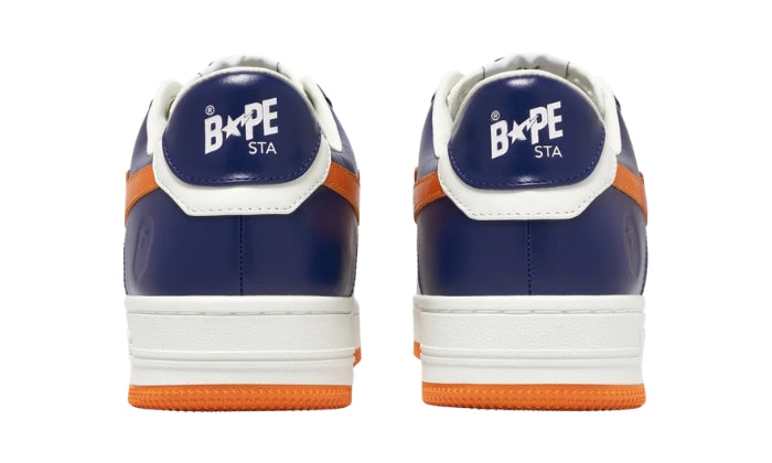 BAPESTA Sneaker stringata Blu scuro/Bianco