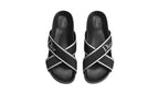 DIOR Sandalo Tessuto Tecnico Nero/Bianco