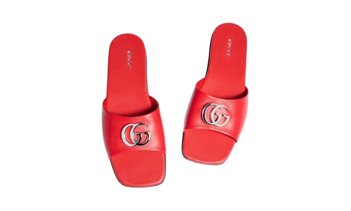 GUCCI Sandalo Double Rosso