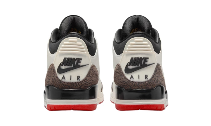 Air Jordan 3 Sneaker Classica Avorio Pallido/Nero