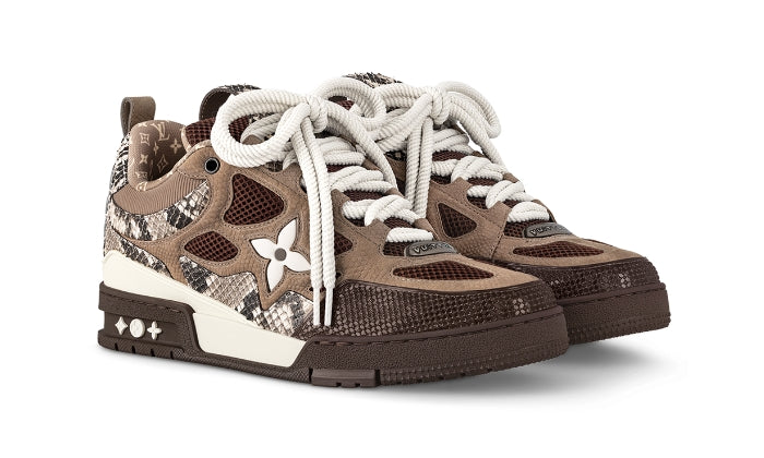 Louis vuitton Skate Brown Snakeskin