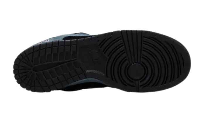 Supreme Sneaker in camoscio Blu Marina/Nero/Argento