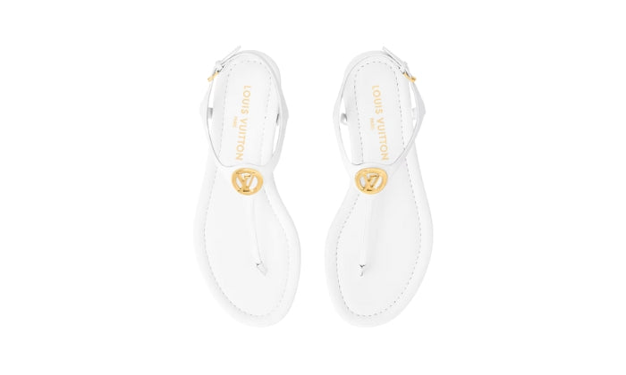 LOUIS VUITTON Sunkiss Sandali Bassi Bianco
