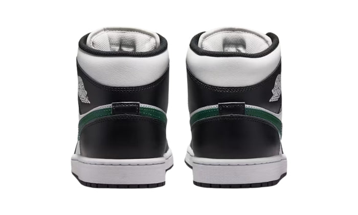 Air Jordan 1 Mid Sneaker Classica Nero/Verde Gorge