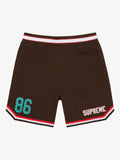 Supreme striped-trim shorts