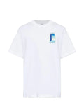 Casablanca white & mint L'Arche short sleeve T-shirt