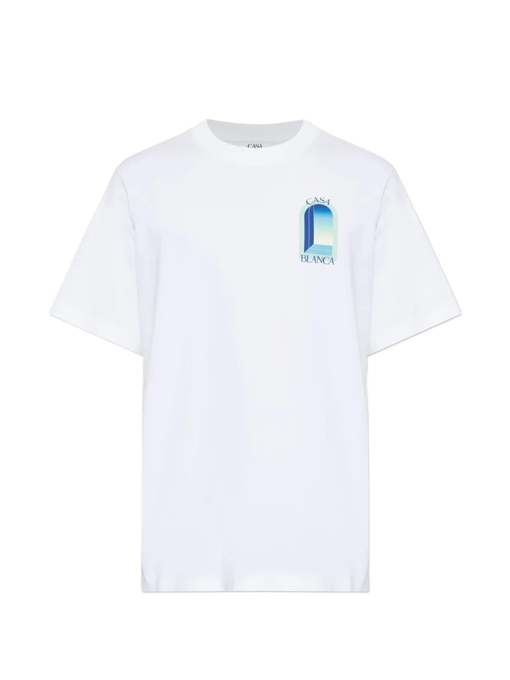 Casablanca white & mint L'Arche short sleeve T-shirt