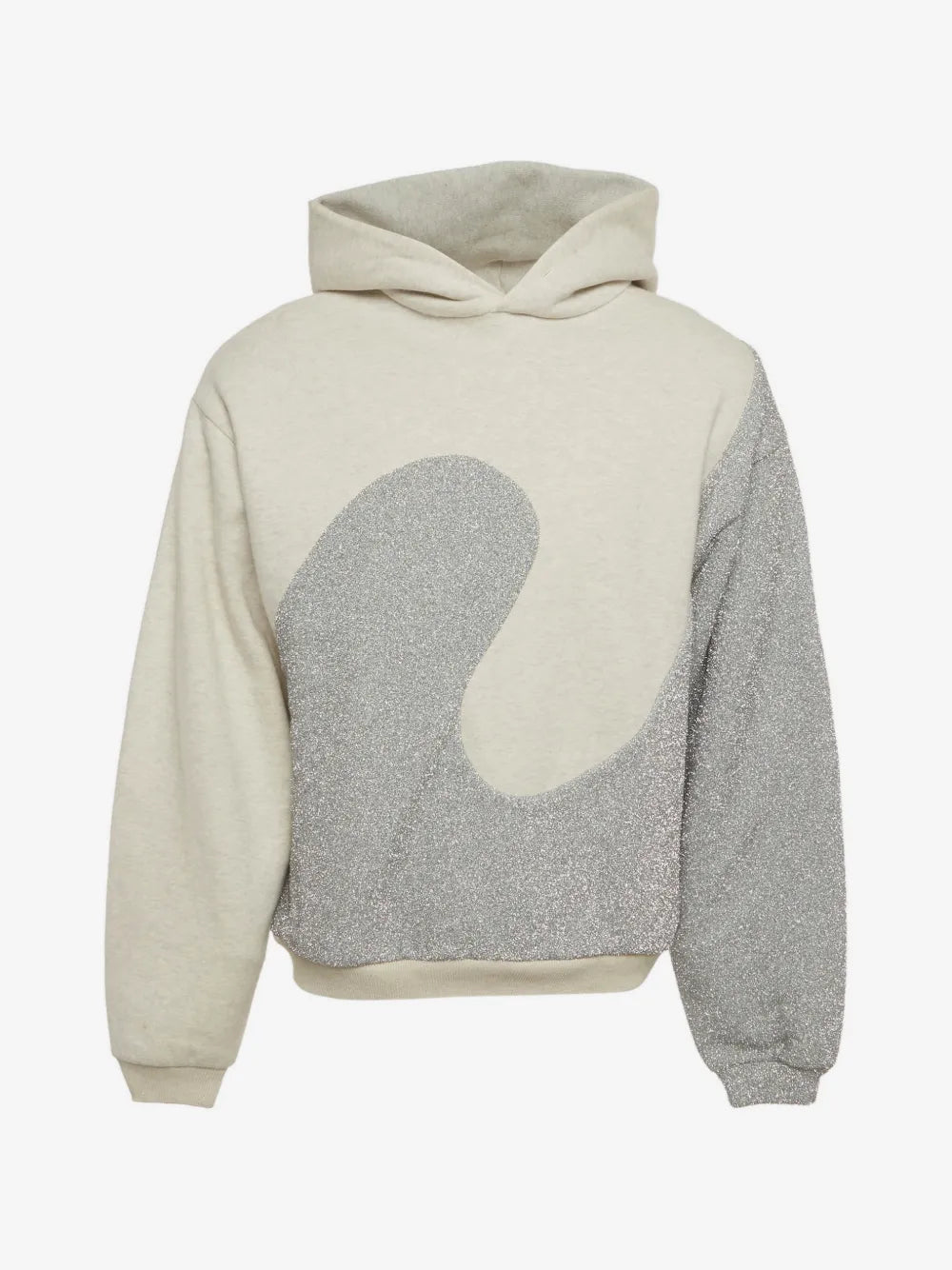 Christian Dior Pre-Owned glitter-panel hoodie