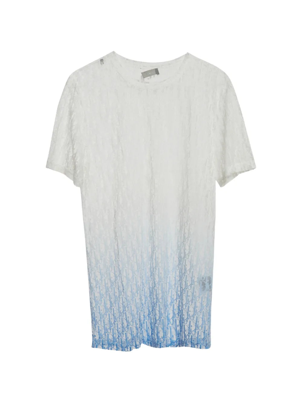 Pre-Owned Dior Oblique sheer T-shirt
