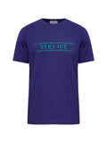 Versace logo-embroidered T-shirt