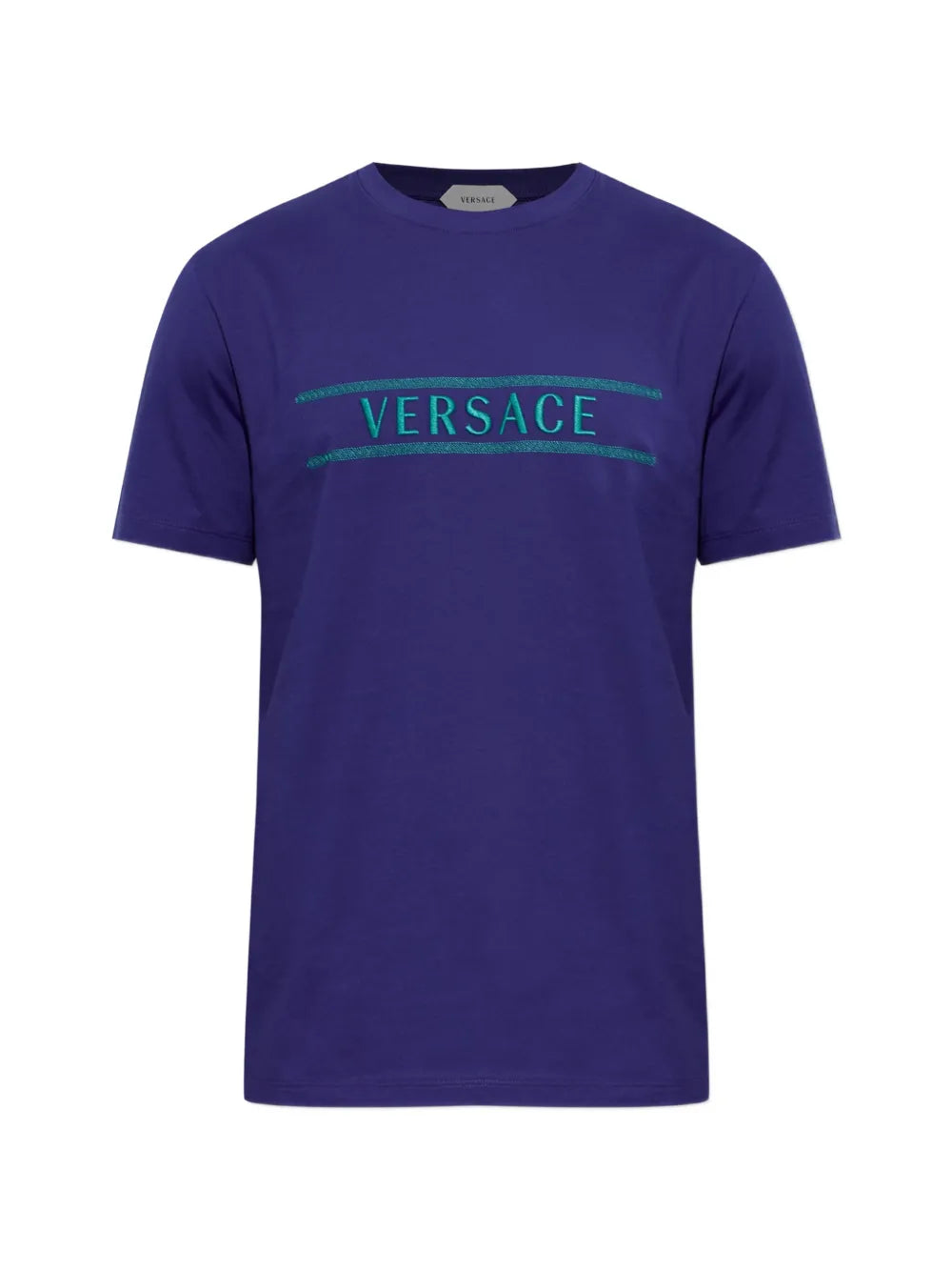 Versace logo-embroidered T-shirt