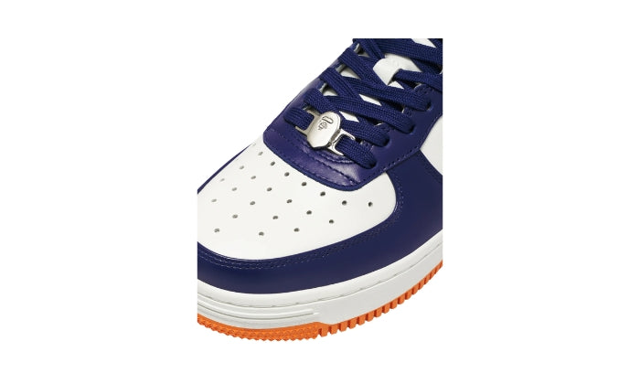 BAPESTA Sneaker stringata Blu scuro/Bianco