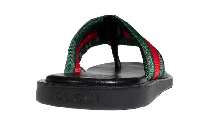 GUCCI Sandalo Interlocking Verde/Rosso