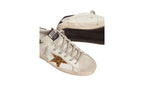 Golden Goose Super-Star in nappa con dettagli glitter oro e nero