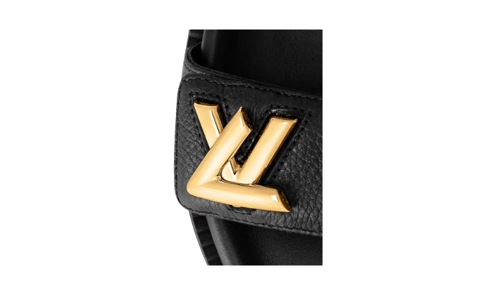 LOUIS VUITTON Sandalo Sunset Flat Nero