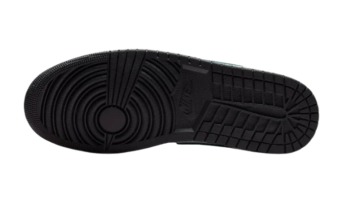 Air Jordan 1 Low Sneaker Classica Nero/Verde Gorge