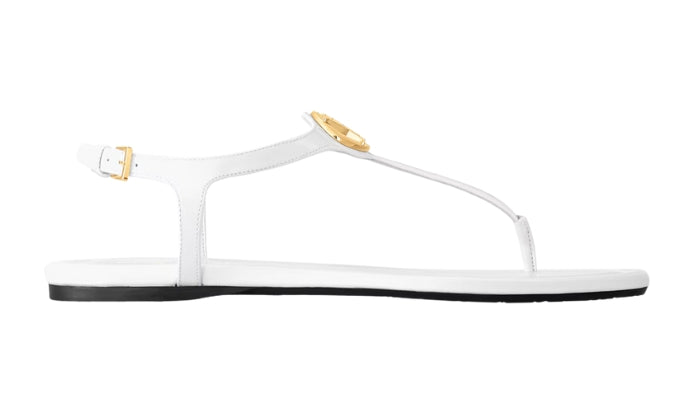 LOUIS VUITTON Sunkiss Sandali Bassi Bianco
