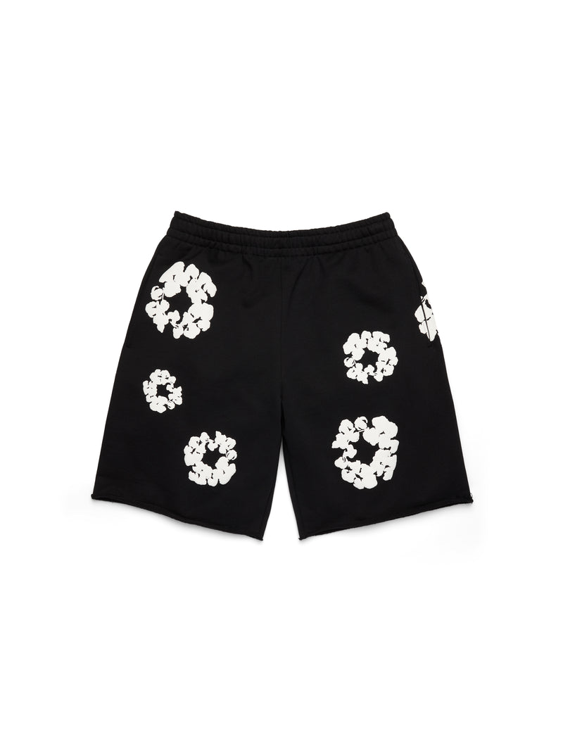 Denim Tears Cotton Wreath Sweatshorts Black