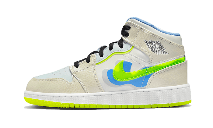 Air Jordan 1 Mid Warped Swoosh