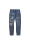 Purple Brand 3D Pigment Dark Indigo Denim Stretch Skinny Jeans