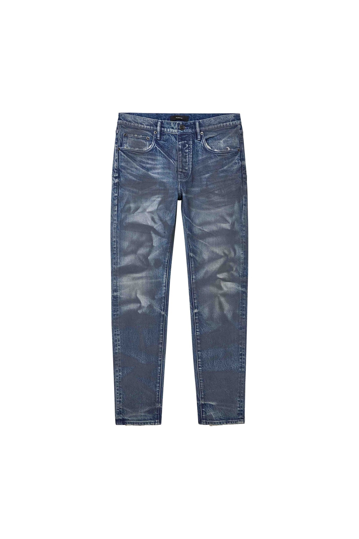 Purple Brand 3D Pigment Dark Indigo Denim Stretch Skinny Jeans