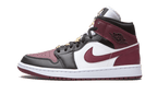 Air Jordan 1 Mid Black Dark Beetroot