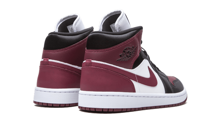 Air Jordan 1 Mid Black Dark Beetroot