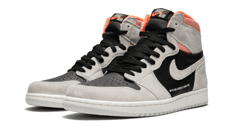 Air Jordan 1 high Neutral Grey Hyper Crimson