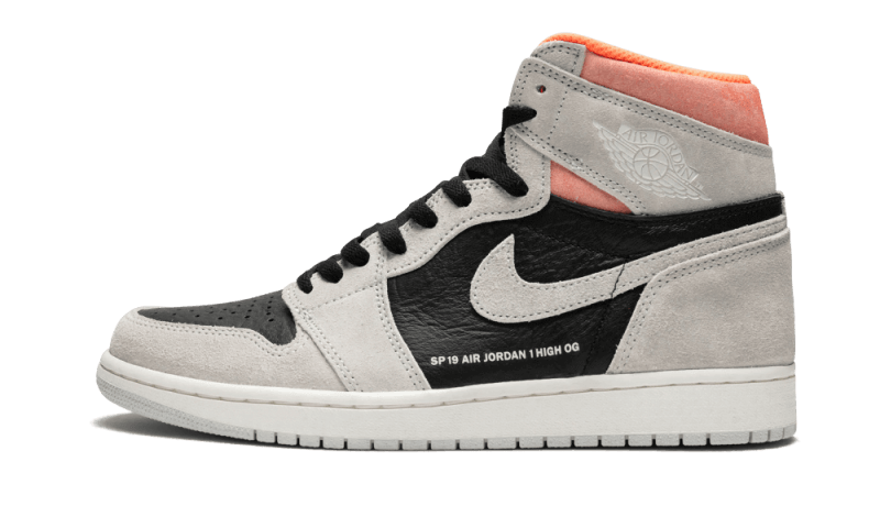 Air Jordan 1 high Neutral Grey Hyper Crimson