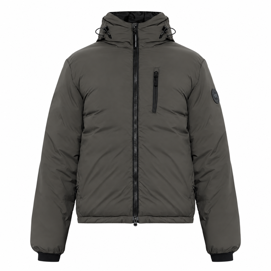 Canada Goose Chest-Zip Hooded Jacket — Gray