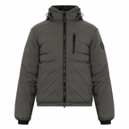 Canada Goose Chest-Zip Hooded Jacket — Gray