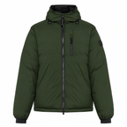 Canada Goose Chest-Zip Hooded Jacket — Dark Green