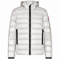 Canada Goose Glossy Hooded Puffer — White