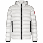 Canada Goose Glossy Hooded Puffer — White