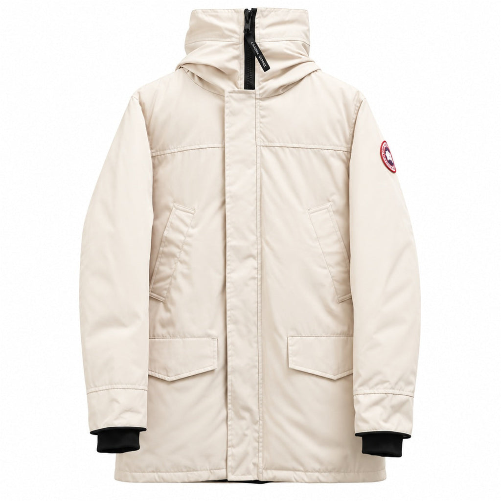 Canada Goose High-Collar Parka — Cream