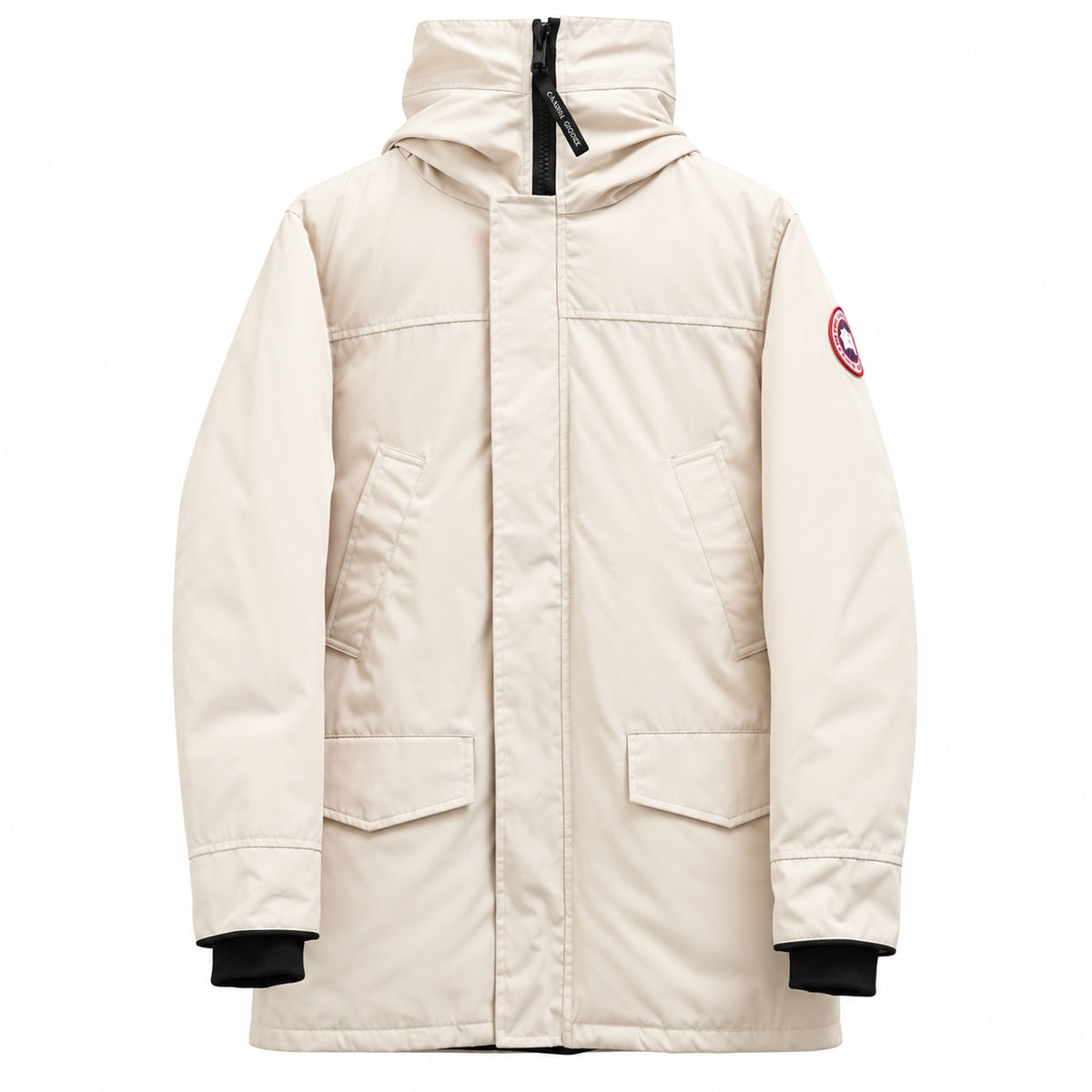 Canada Goose High-Collar Parka — Cream