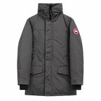 Canada Goose High-Collar Parka — Charcoal Gray