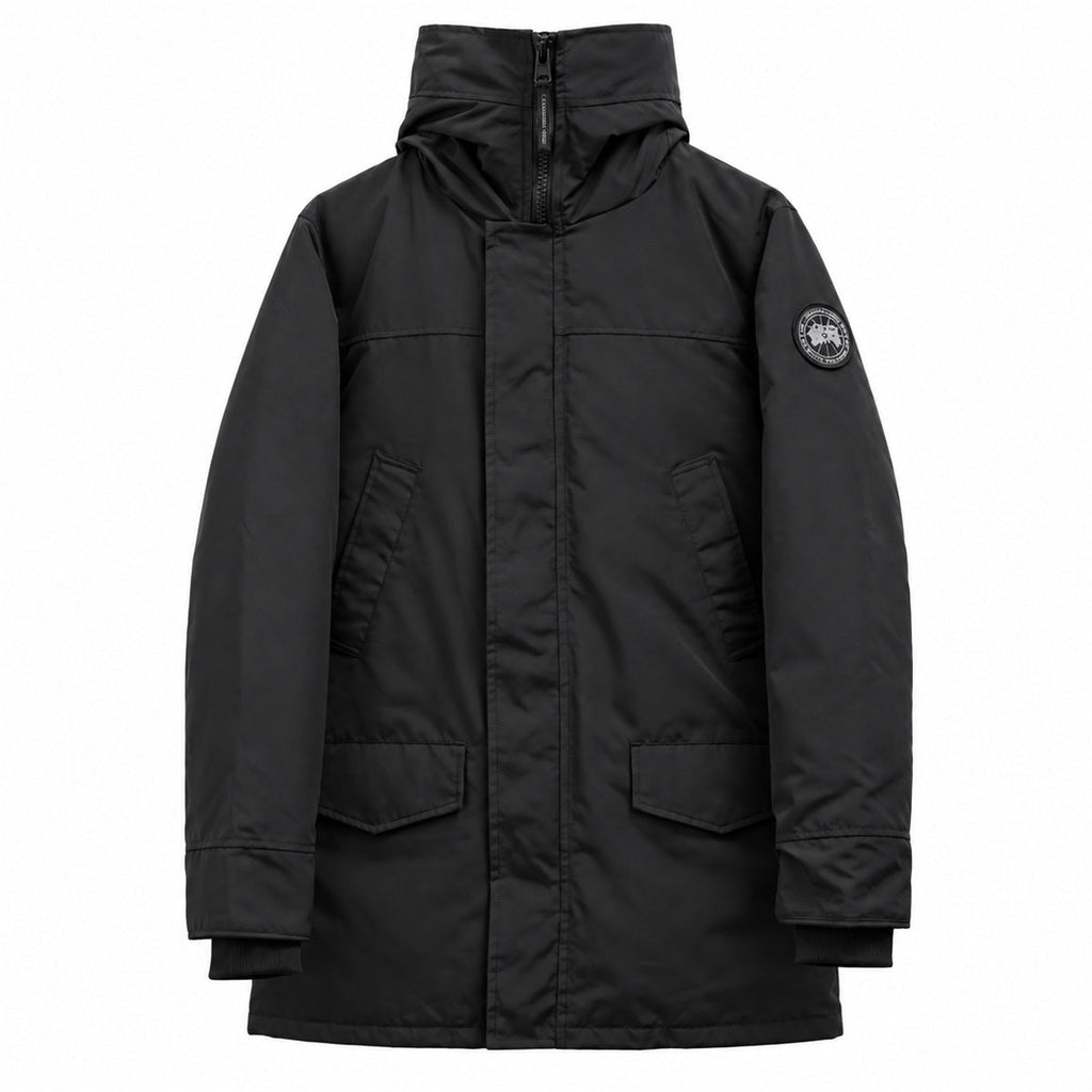 Canada Goose High-Collar Parka — Black - Black Badge