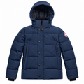 Canada Goose Hooded Puffer — Navy Blue