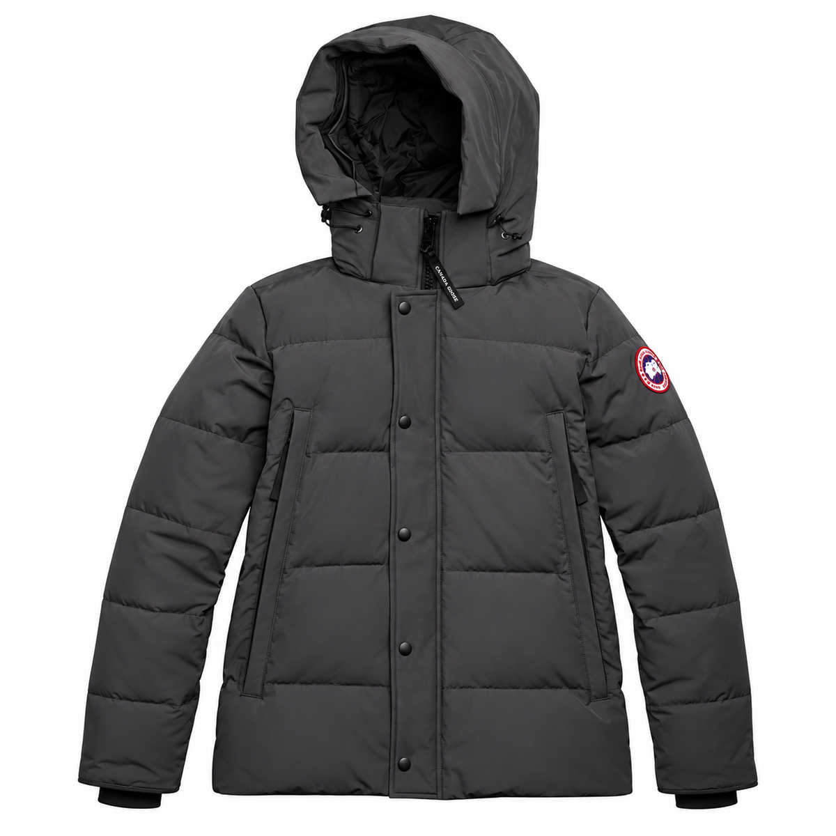 Canada Goose Hooded Puffer — Gray
