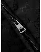 Gucci GG hooded jacket — Black — Zip detail