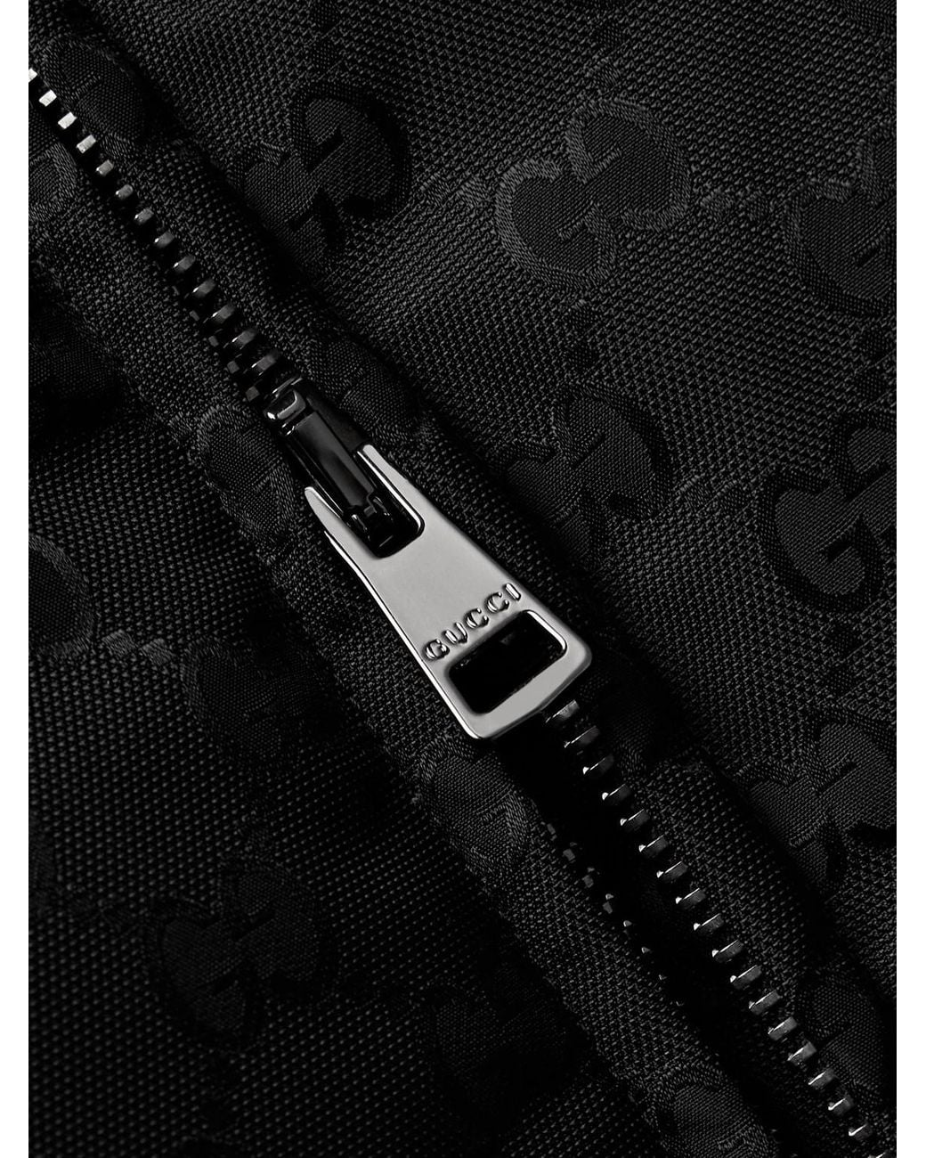 Gucci GG hooded jacket — Black — Zip detail