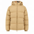 Burberry Beige Check Lined Puffer Jacket