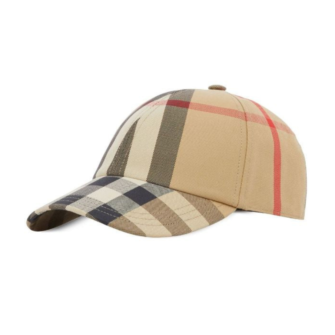 Burberry Check-Print Baseball Cap