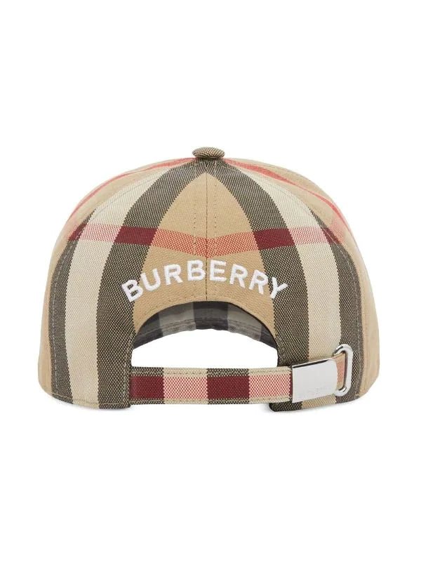Burberry Check-Print Baseball Cap