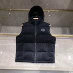 Burberry Hooded Quilted Gilet Black – product view 2