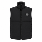 Canada Goose Lodge Black Label Gilet — front view, white background